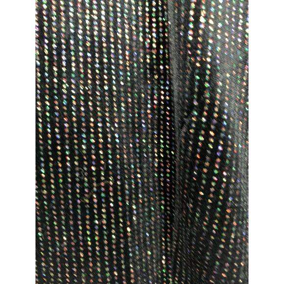 Giancarlo Ferrari Blazer Jacket Womens size 4 Multicolor Glitter/Sequin Full zip - Picture 5 of 6